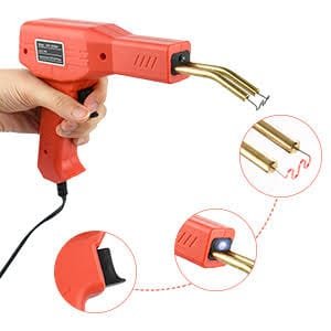 Pistola Saldatrice per Plastica - Kit Completo con 200 Graffette - immagine 7