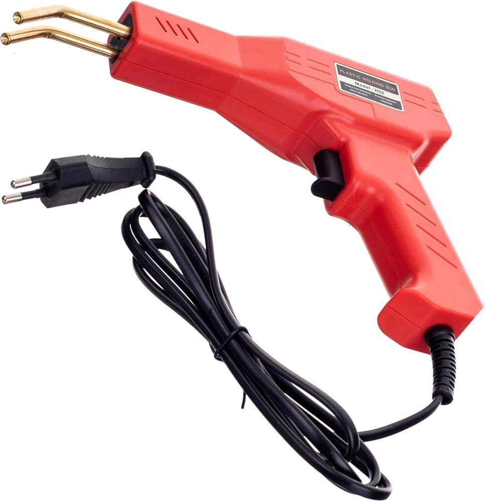 Pistola Saldatrice per Plastica - Kit Completo con 200 Graffette